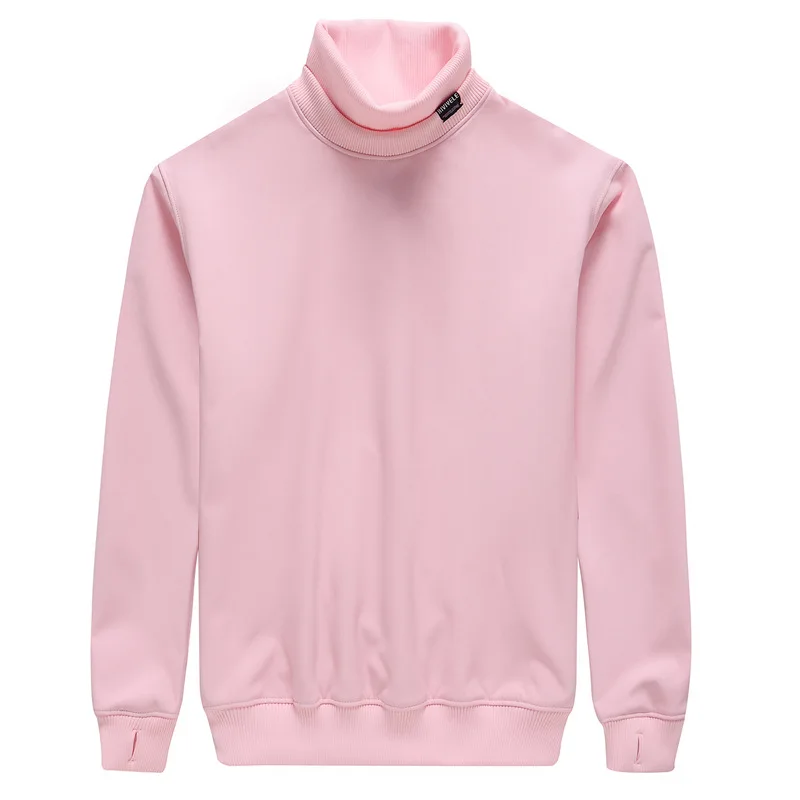 Лыжная теплая футболка с длинным рукавом Шейная защищенная плюшевая Толстовка