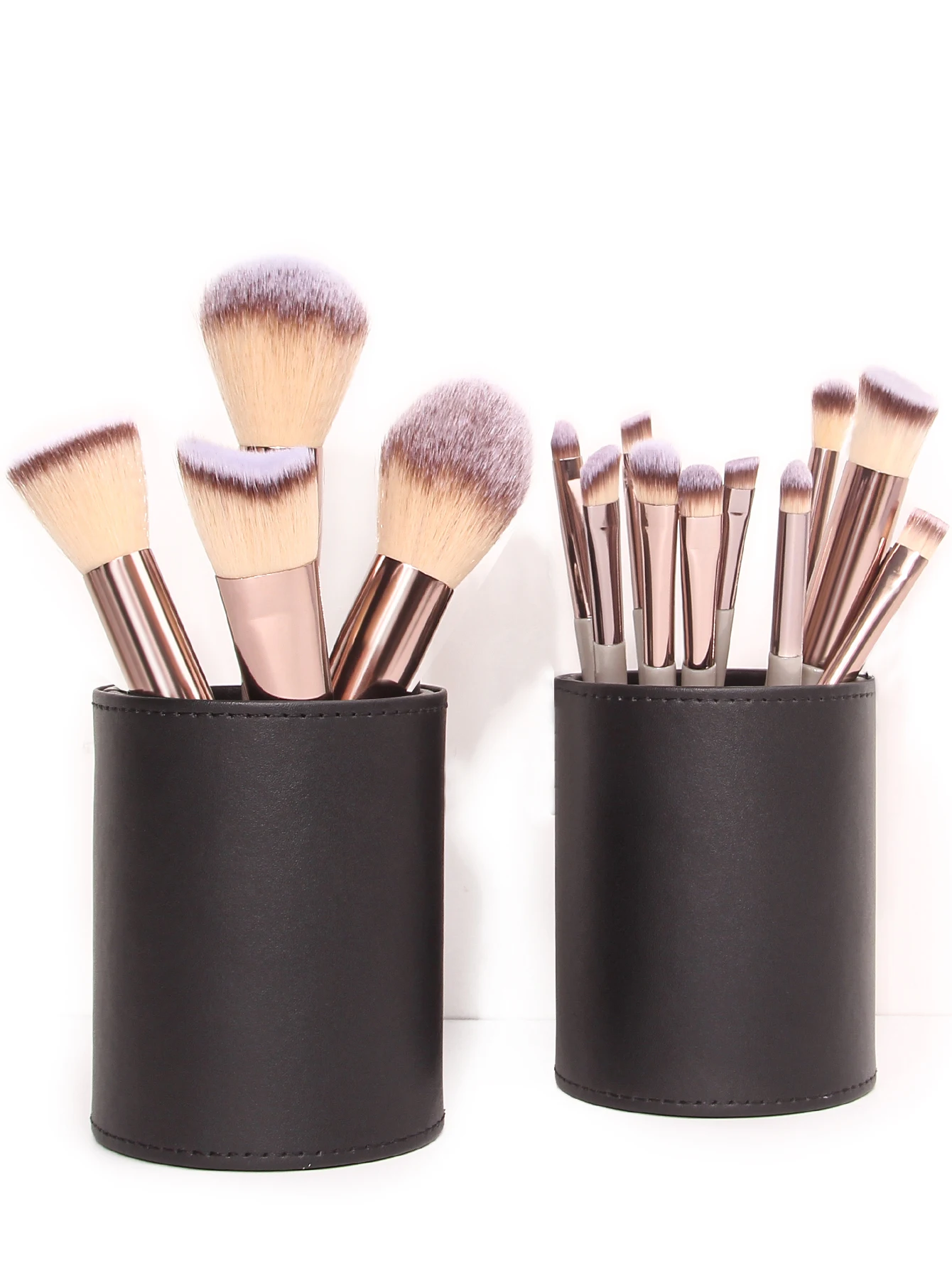 Набор кистей для макияжа цвета шампанского 14 дюймов кисть теней пудры ведро