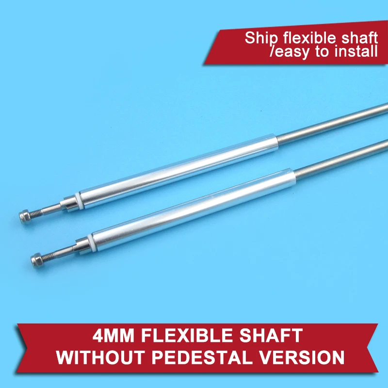 

4MM Flexible Shaft Integration Assembly 300mm 350mm Left Right Brushless for RC Jet Boat Flexible Shaft No Shaft Bracket