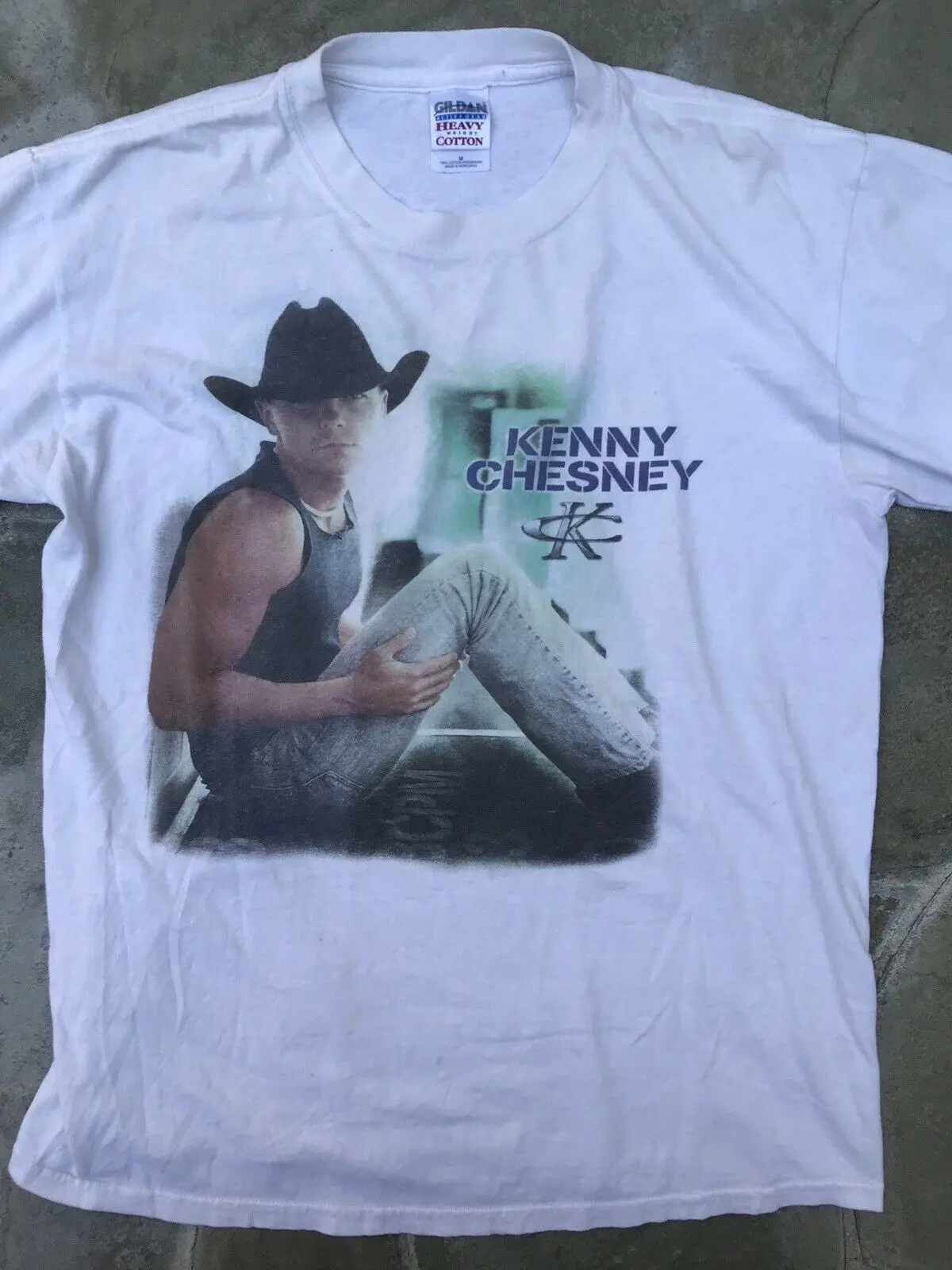 Футболка с изображением Кенни чести кантри музыка рок крутая бывшая в