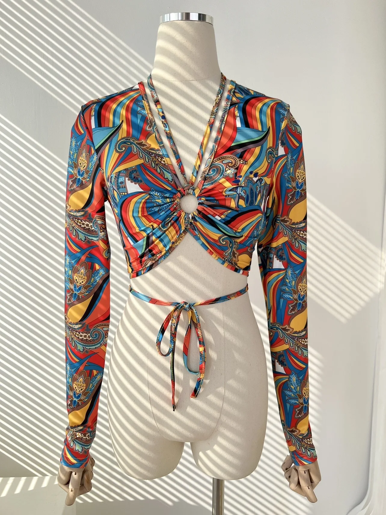 

S686 Fashion women's Shirts 2023 Runway Luxury famous Brand European Design party style women's Clothing