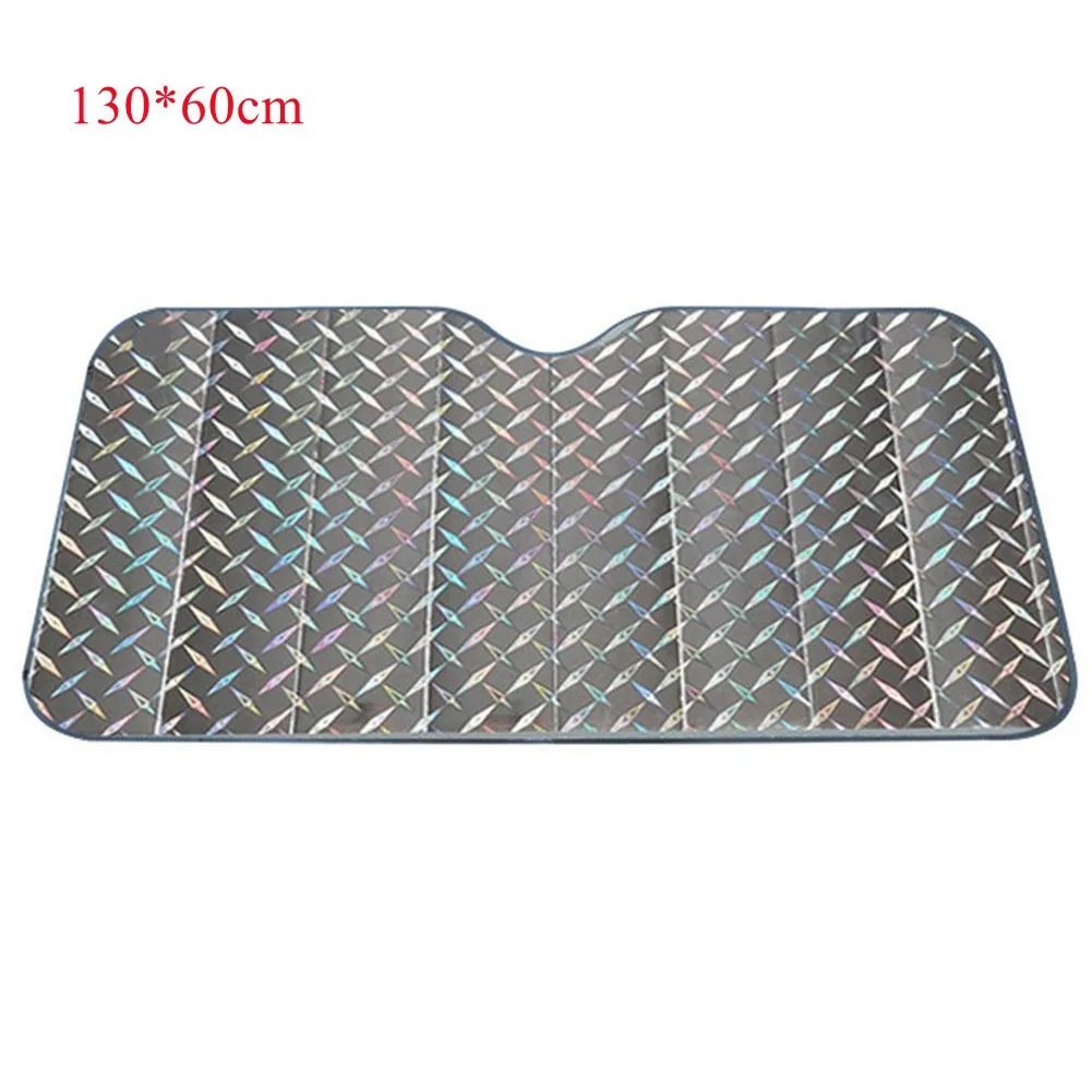 

Shield Sun Shade Silver UV 130*60cm Windshield Auto Car Foldable Folding