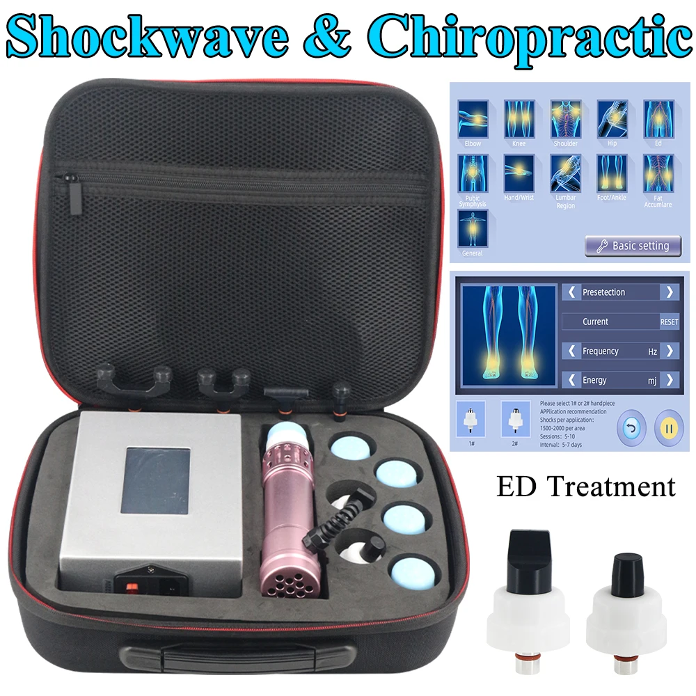 

ED Physiotherapy Instrument Portable Shockwave Therapy Machine Touch Screen Erectile Dysfunction Treatment Relief Pain Massager