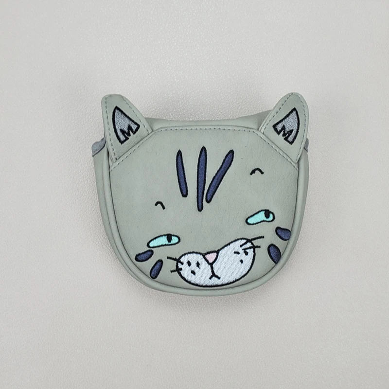

Golf Half Round Putter Head Cover Cute Cartoon Club Protective Cover Cap