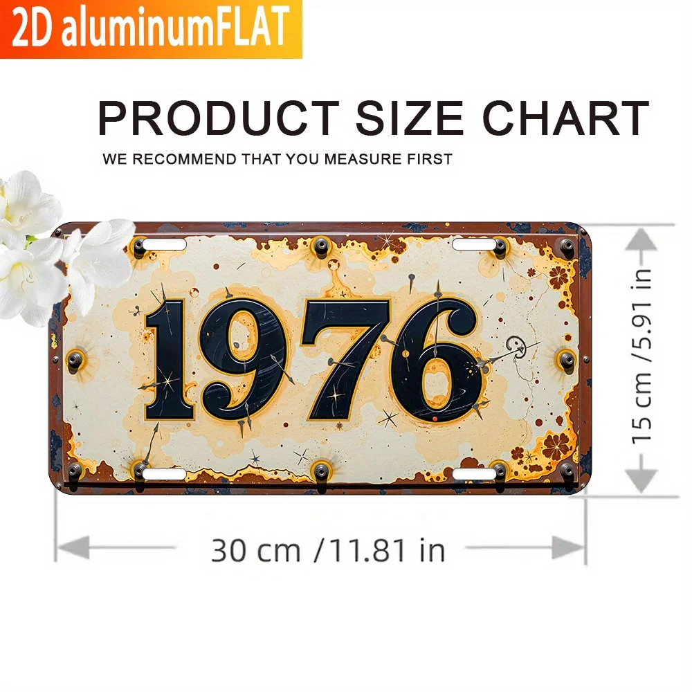 

Винтажная Алюминиевая Ретро-вывеска 2D, Плоская, 1 Шт., На Желтом Фоне, С Эффектом Потертости И Крупным Черным Написанием