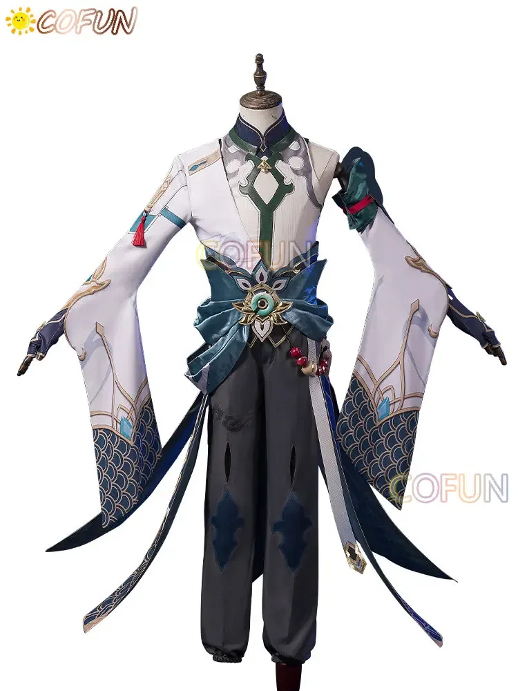 COFUN Game Honkai:Star Rail Dan Heng Косплей Костюм Danheng Хэллоуин Наряды Мужской Новый Униформа