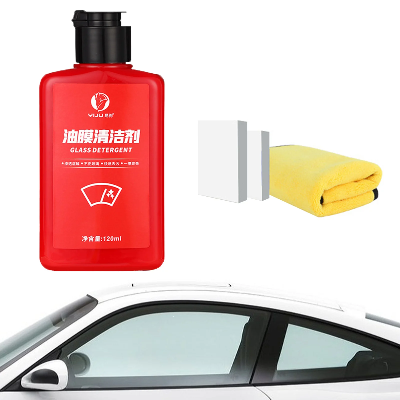 

Auto Glass Polishing Auto Glass Polishing Water Spot Remover For Bathroom Window Windshield Windscreen Safe Driving Clear Vision