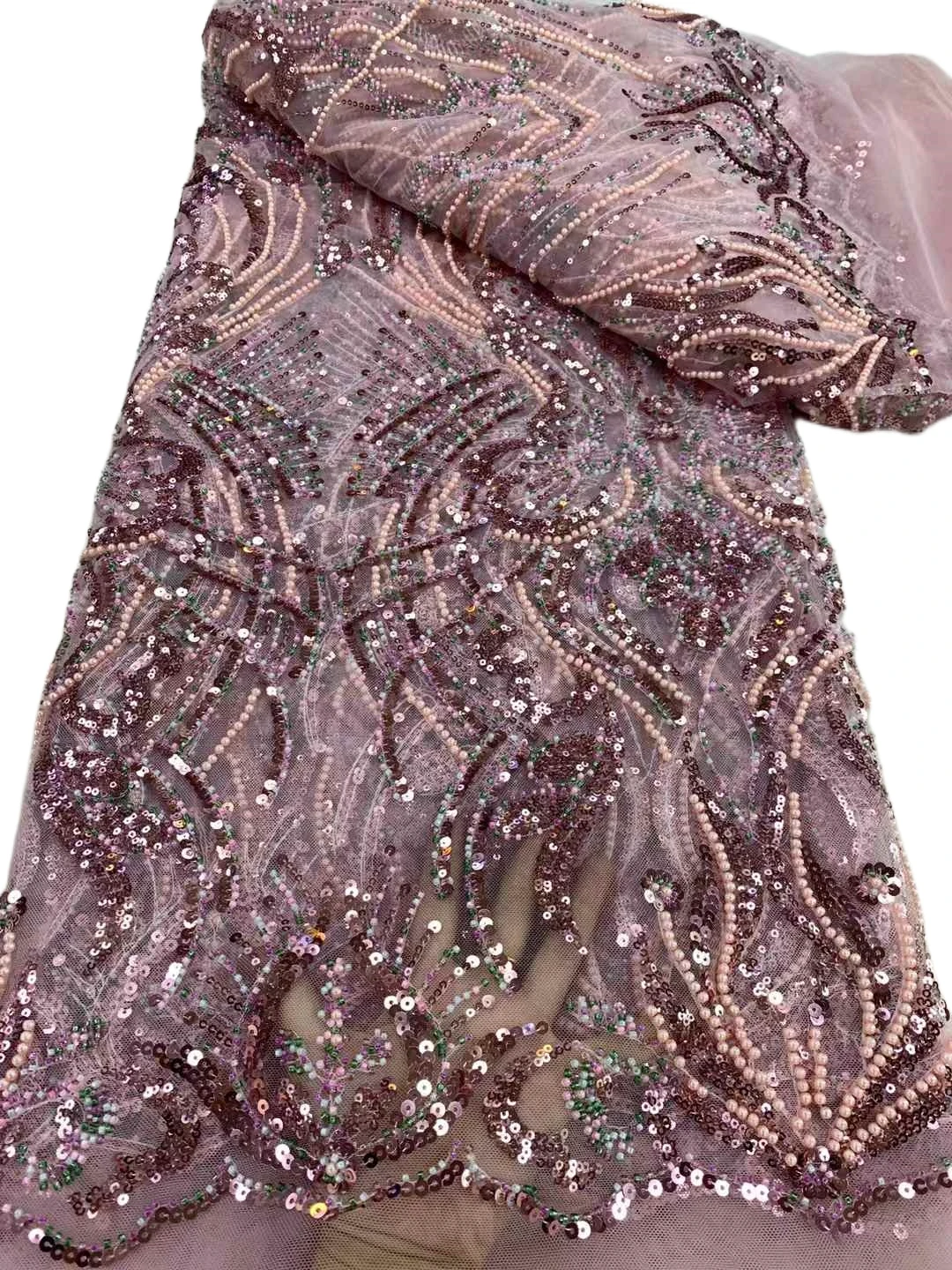 2025 новейшая элегантная мягкая роскошная кружевная ткань лучшего качества с