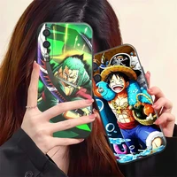 one piece anime phone case for samsung galaxy a32 4g 5g a51 4g 5g a71 4g 5g a72 4g 5g black coque soft funda carcasa back