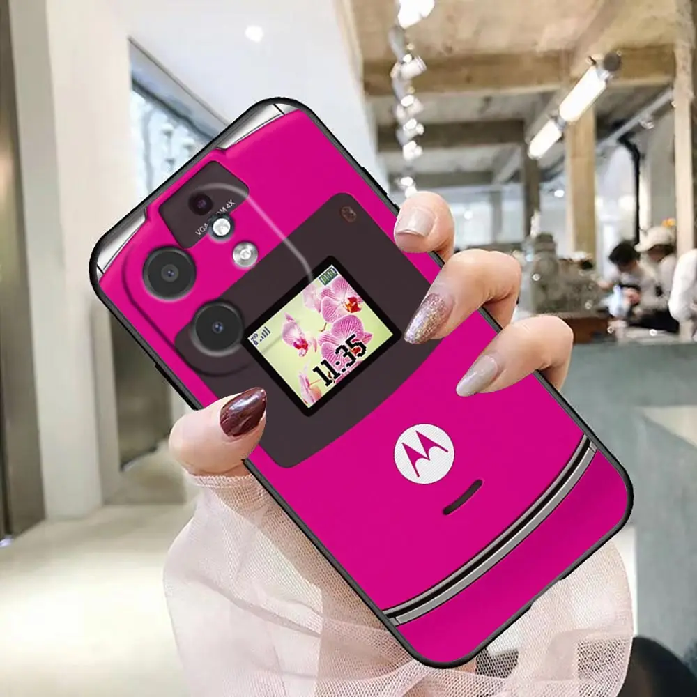 Фото Розово-фиолетовый чехол M-Motorola для телефонов Infinix TECNO POP SPARK SMART 6 7 8 9 10 CAMON 50 40 30 30S 20 20C, защитный чехол-накладка №3