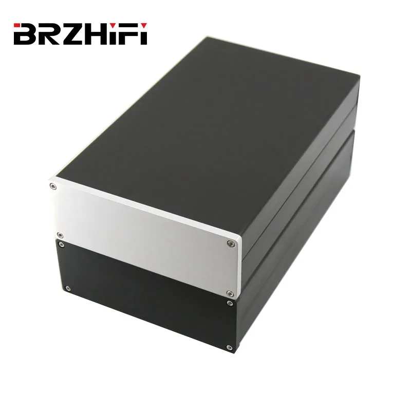 

Алюминиевый Чехол BRZHIFI BZ1707 для усилителя мощности аудио распределительная коробка Сделай Сам пользовательский ЦАП шасси чехол