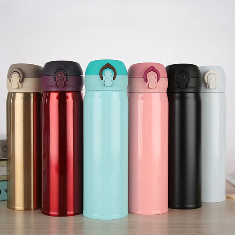 

Double Wall Stainless Steel Coffee Thermos Cups Mugs Thermal Bottle 500 ml Thermocup Fashion Tumbler Vacuum Flask 500ML