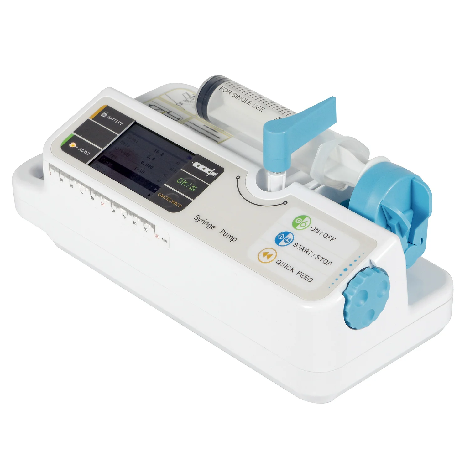 

Good quality Electric Portable human or Veterinary Syringe Pump for Hospital