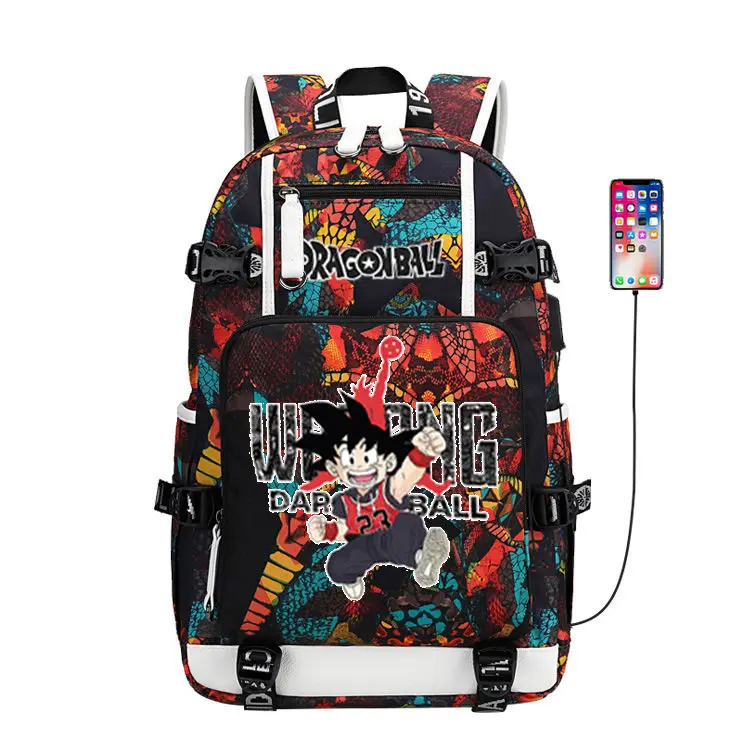 

Dragon Ball School Bag Student Backpack Large Capacity Lightweight Backpack Shoulders Outdoor Bag Beautiful Fashion Accessories