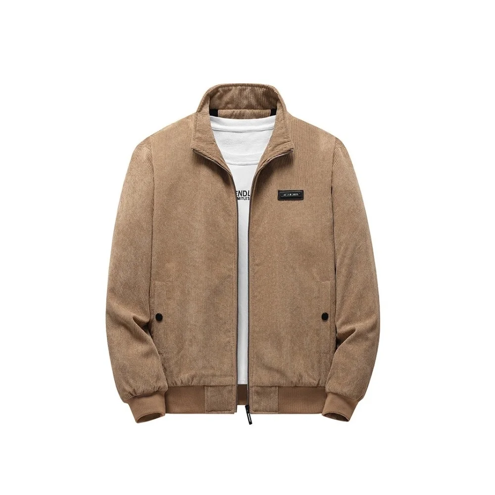 

Corduroy Jacket Men Casual Autumn Coats Jackets For Mans 2023 Trends New Lightweight Cotton Padded Jacket