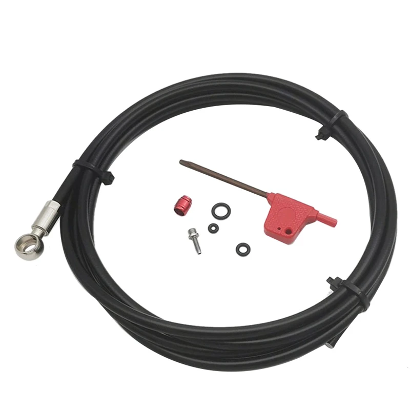 

Bicycle 2 Meter Brake Hose Kit MTB Bicycle Hydraulic Oil Disc Brake Tube Cable For LEVEL RED HRD ETAP S700 S900 ELIXIR