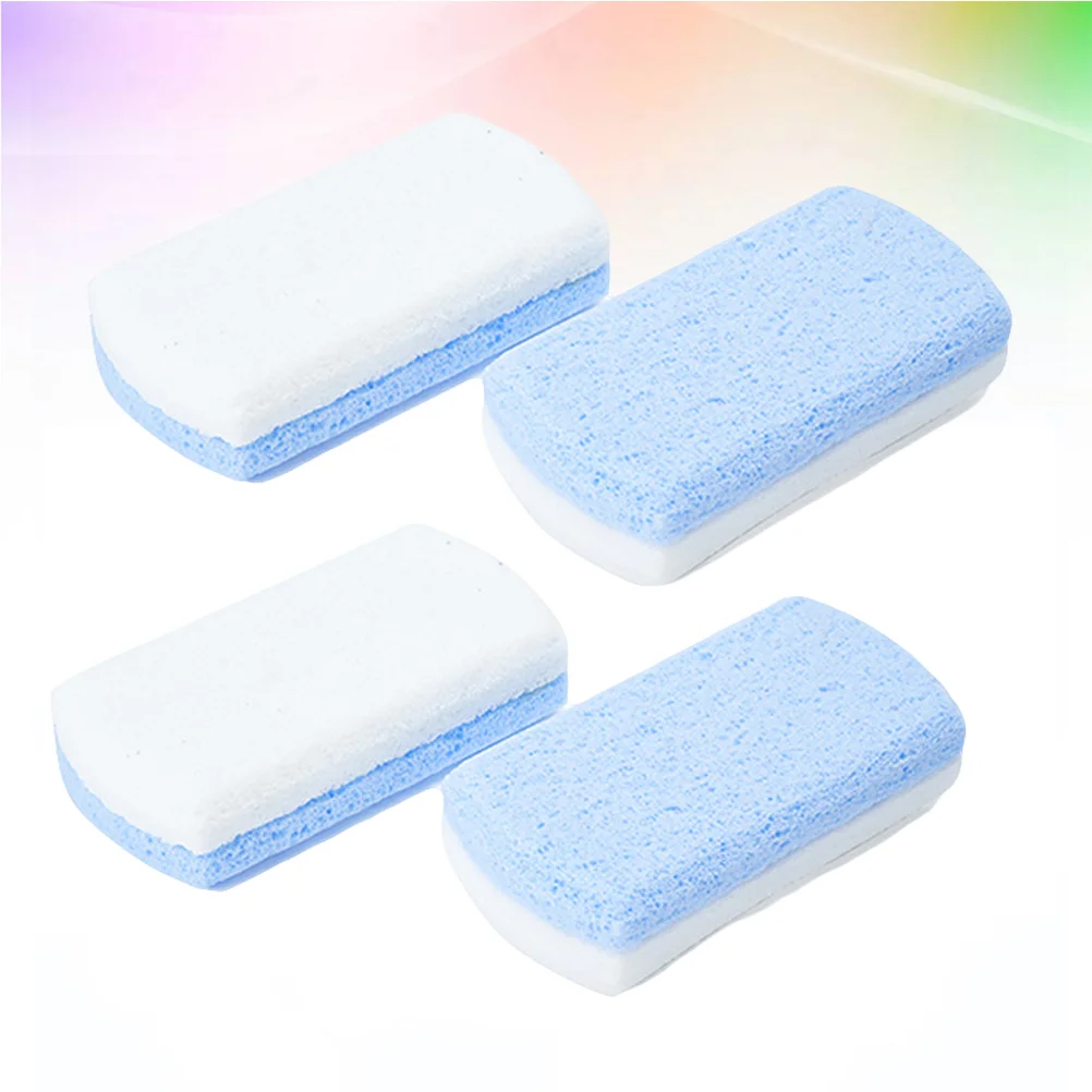 

4 Pcs Pomes Pumice Stone Feet Foot Rasp Callus Remover Natural Sponge Foot Sponge Pedi Scrub Exfoliating Natural Pumice