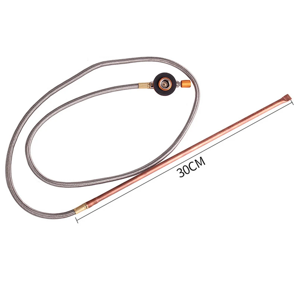 

Gas Appliance Fires Starter Air Duct Aluminum Alloy+copper Flexible Hose For Cooking Picnic BBQ Handheld Lightweight