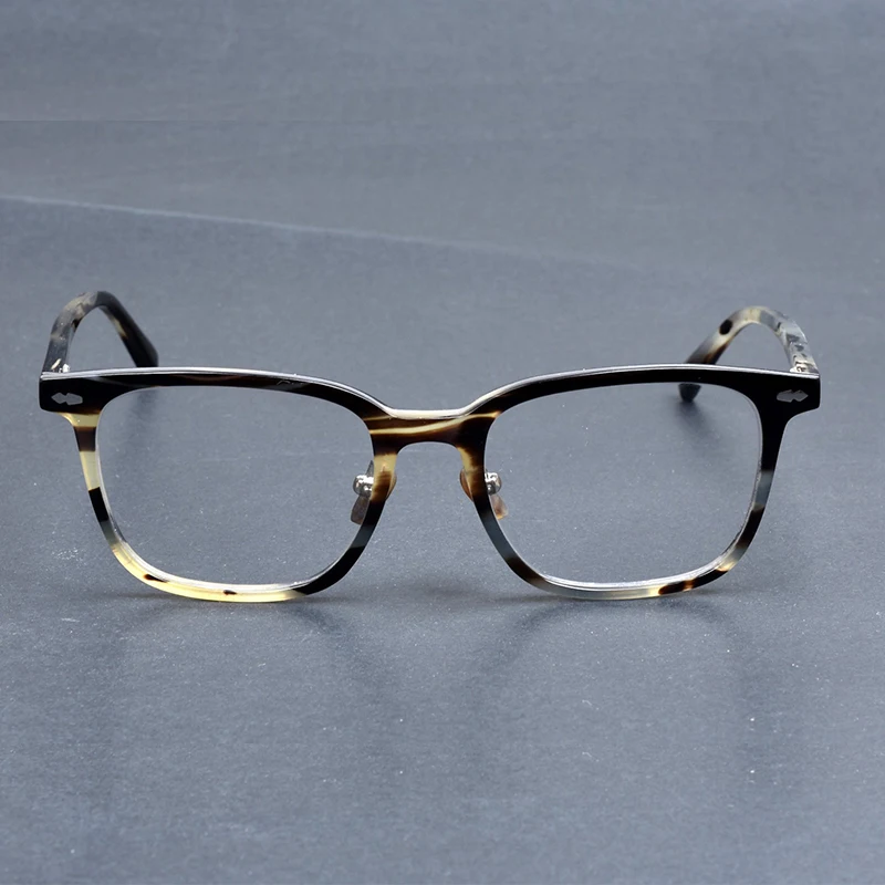 Оправа для очков из натурального рога буйвола мужские дизайнерские брендовые