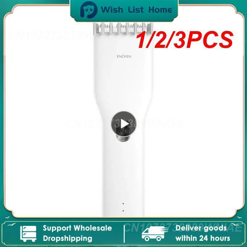 

Машинка для стрижки волос ENCHEN аккумуляторная с зарядкой от USB, 1/2/3 шт.