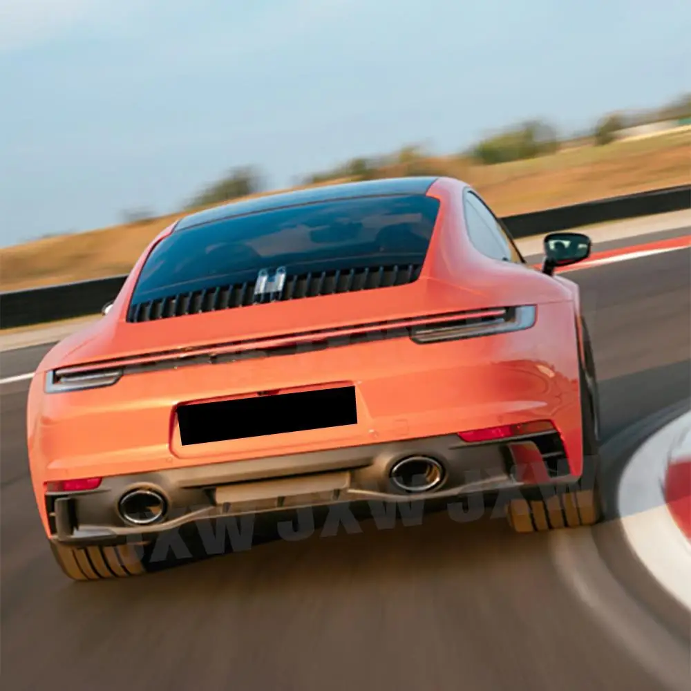 Сухой карбоновый автомобильный дневной спойлер для Porsche 911 Carrera диффузор губа на