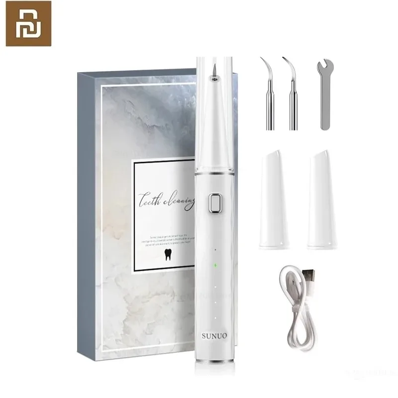 

Youpin SUNUO T12 Pro Visual Irrigator Dental Scaler Sonic Calculus Oral Teeth Tartar Cleaner Removal For Teeth Whitening