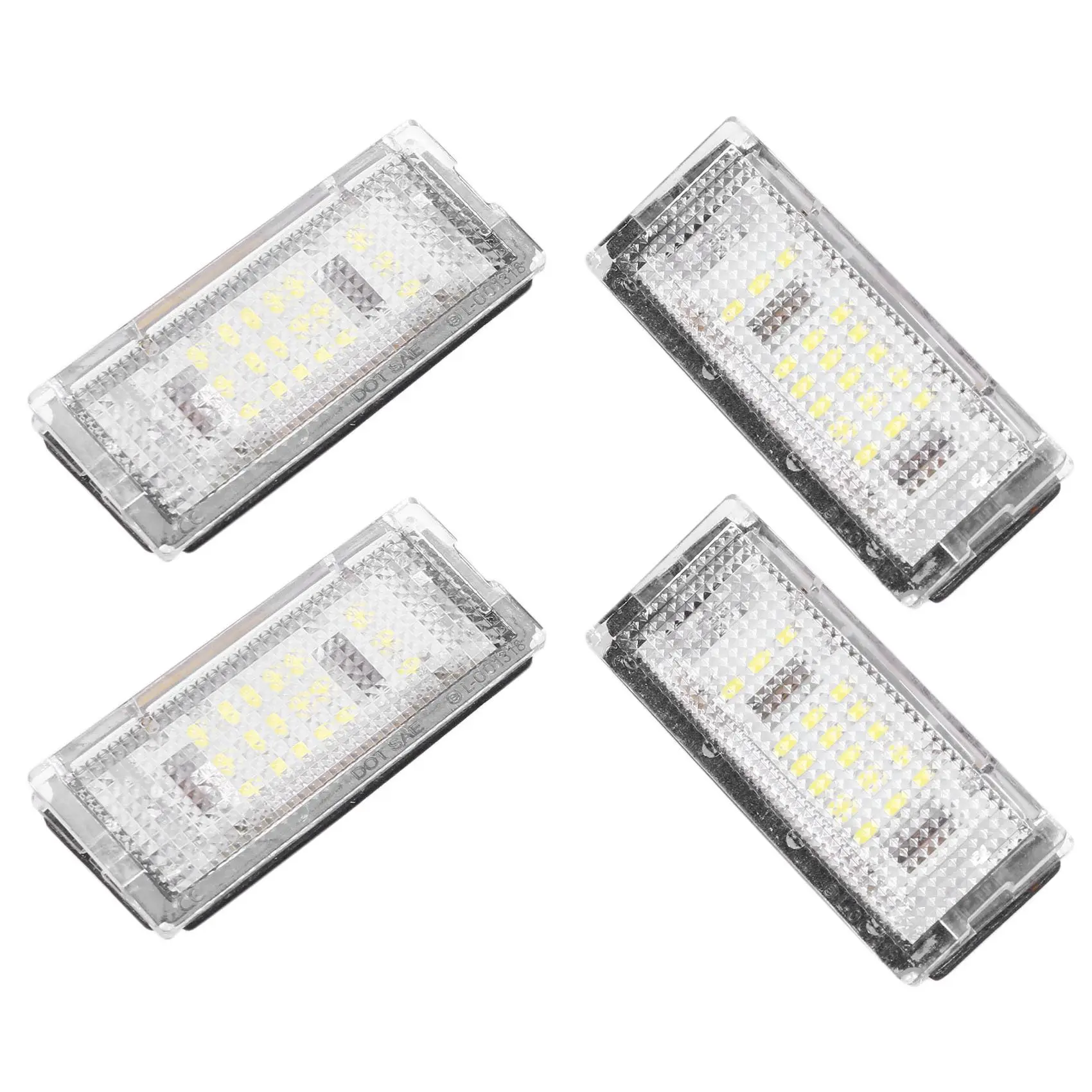 

4x Задний номерной знак для Bmw E46 4D 1998-2003