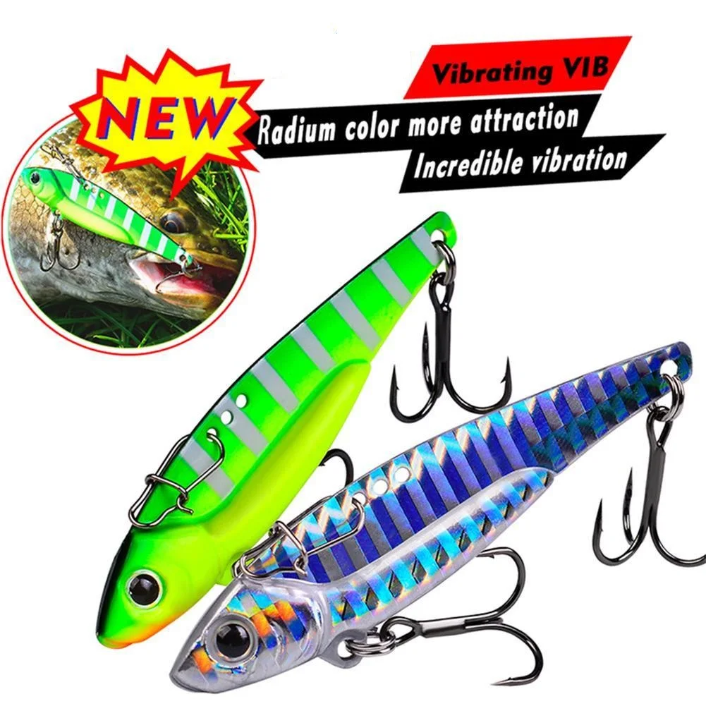 

Metal Submerged Lifelike Vib Fishing Lure 3d Eyes Bionic Fake Bait Long-range Vibration Sequins Artificial Bait Fishing Gear