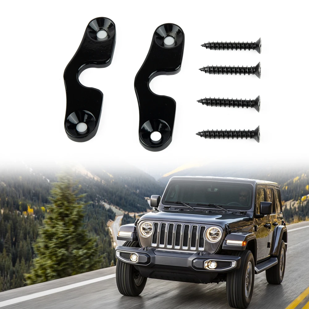 

Зажимы для солнцезащитного козырька для JEEP Wrangler JL 2018-2022, для JEEP Gladiator 2020-2022, новые пластиковые винты, солнцезащитный козырек