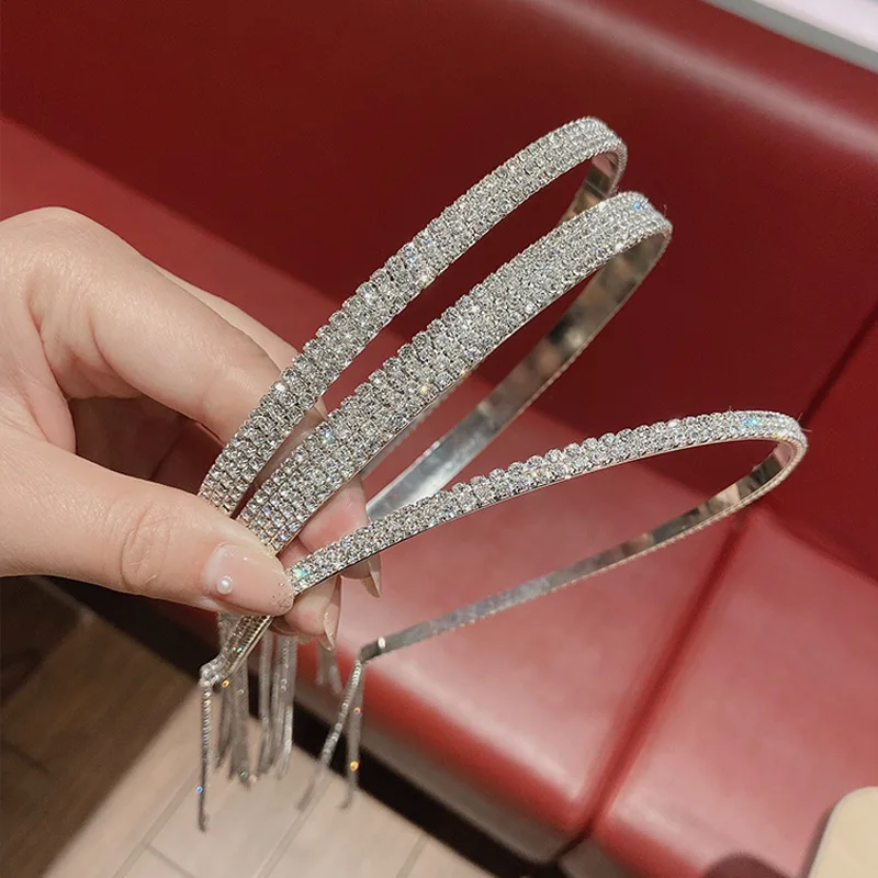 2022 корейские стразы искусственные для женщин и девушек милые блестящие головные