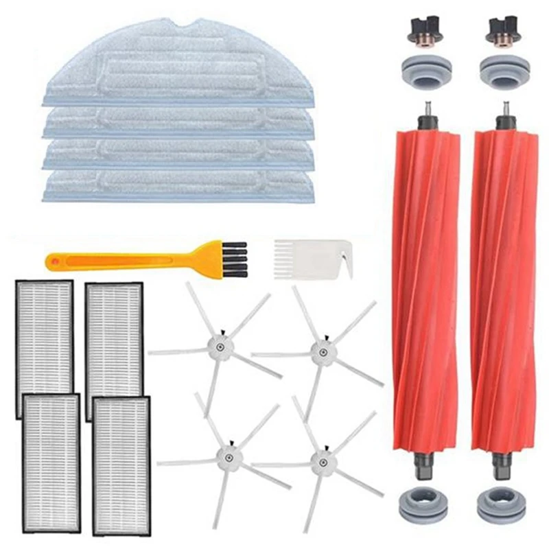 

Запасные части для робота-пылесоса Roborock S7 T7S T7, включая салфетки, фильтры, боковую щетку и основную щетку