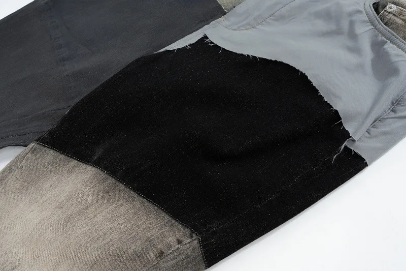 Новинка 2023 Классические винтажные Роскошные старые потертые Вощеные джинсы