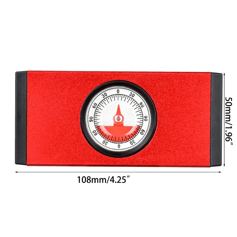 Мини-инклинометр измерительный инструмент транспортир измеритель уровня