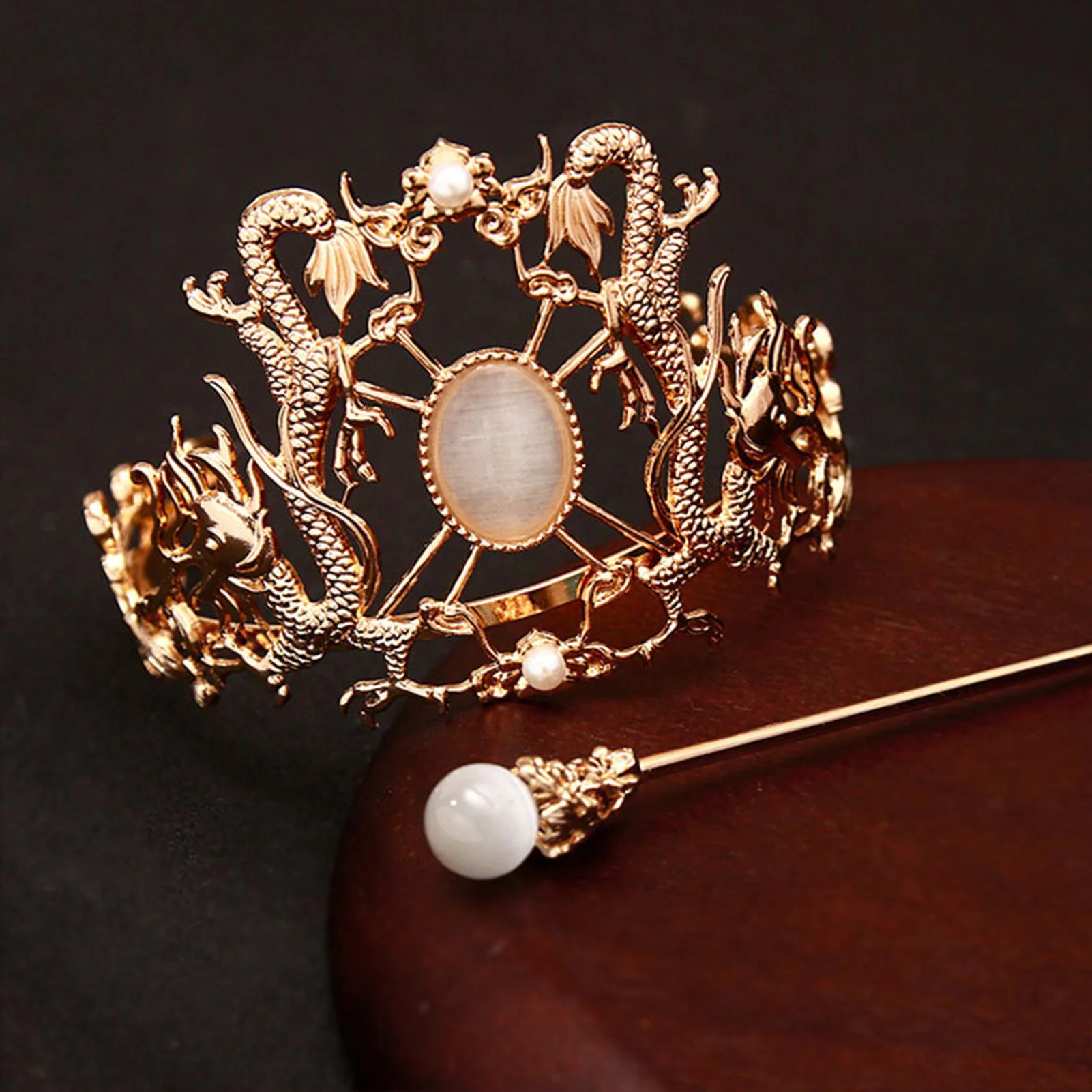 Metal Headbands With Hair Sticks Forks Ancient Style Hair Jewelry For Women Men
