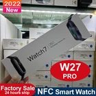 Смарт-часы IWO W27 Pro для мужчин и женщин, оригинальные Смарт-часы PK HW57 pro HW37 с поддержкой Bluetooth, голосового помощника, NFC и пользовательским циферблатом, новинка 2022