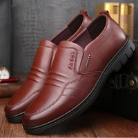 mens leather shoes loafers casual shoes non slip sneakers male dress shoes light breathable flats summer comfortable footwear