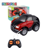rurvale cartoon remote control car toddler toys cute cars for kids 3 4 5 6 7 years old police car for boys girls gifts