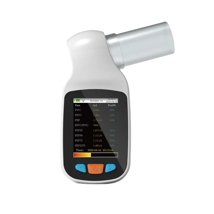 

CONTEC Spirometer Portable SP70B Lung Breathing Diagnostic Spirometry Hand-held portable spirometer machine incentive spirometer