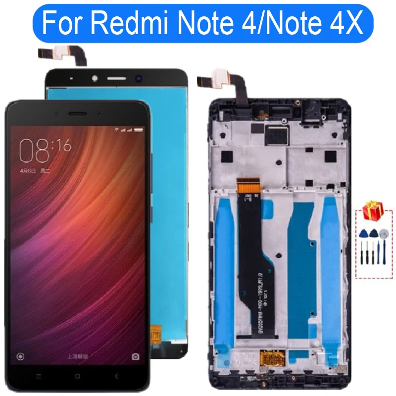 

For Xiaomi Redmi Note 4 LCD Display Touch Screen Replacement Parts For Redmi Note 4X Digitizer Assembly Version Snapdragon 625