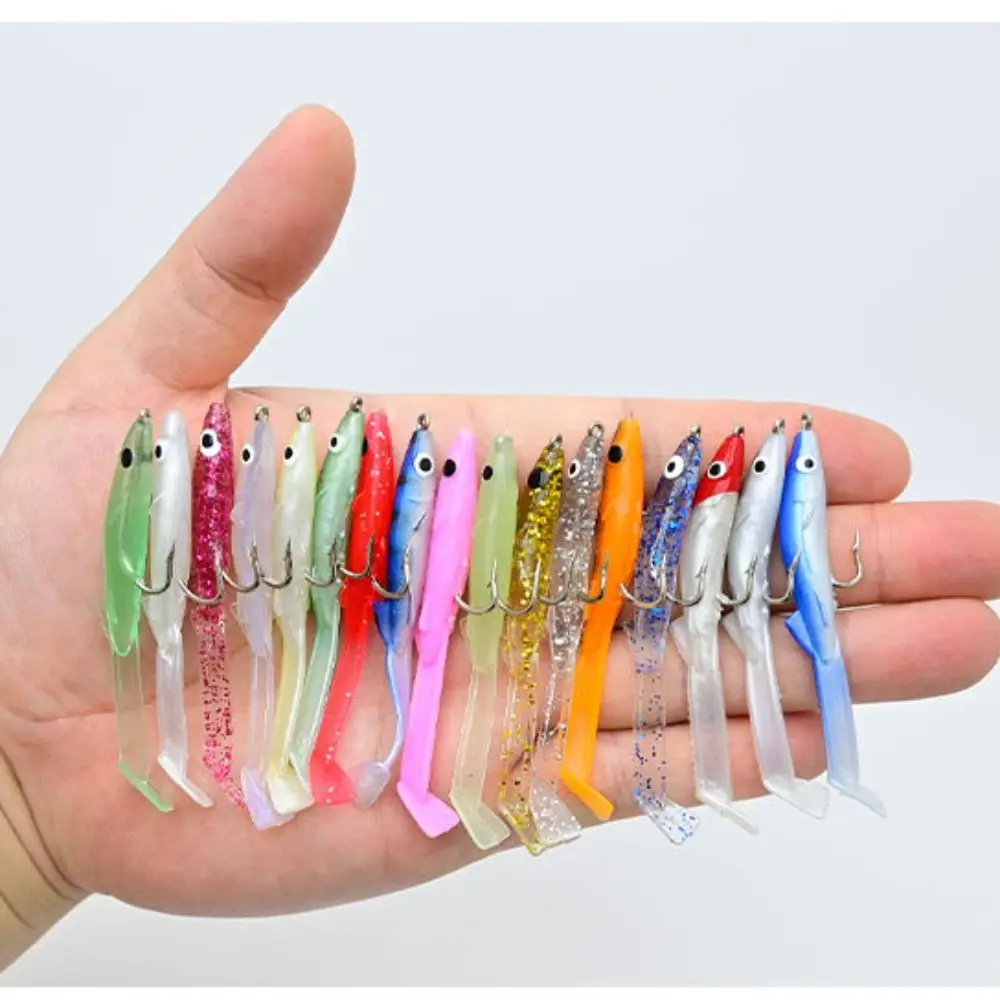 17 шт. Raglou рыбалка Морская спиннинг мягкая искусственная Рыбалка из силикона