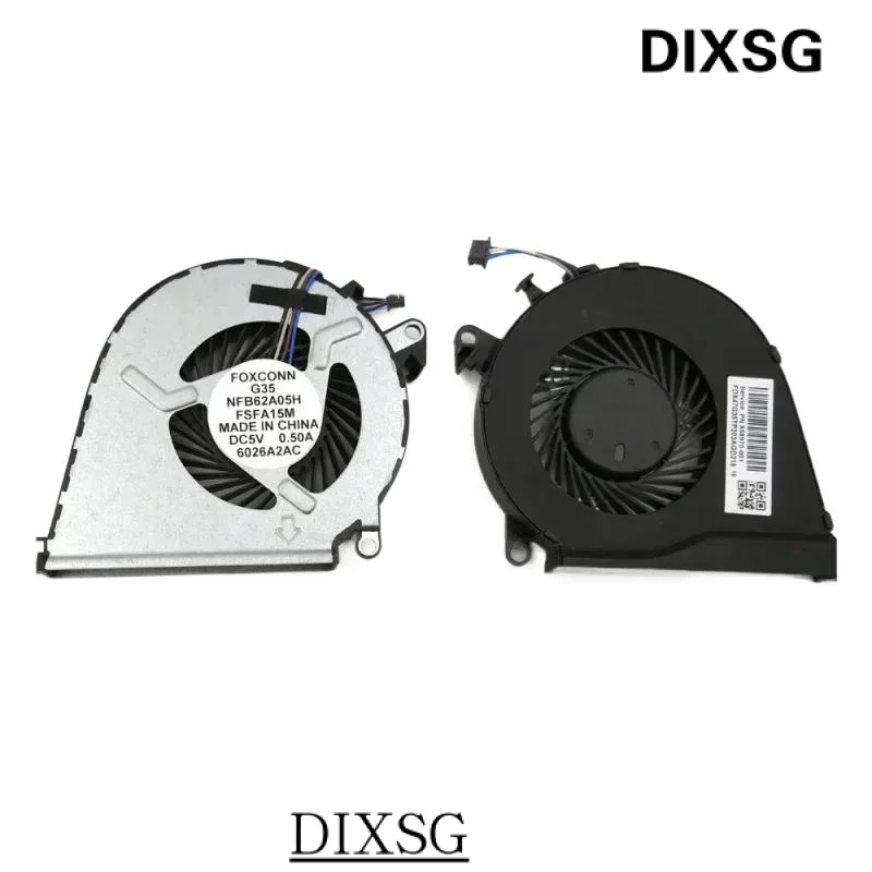 Новый ноутбук CPU вентилятор охлаждения для HP Omen 15-ax 15-ax000 15-приятный 5-ax200 series 858970-001