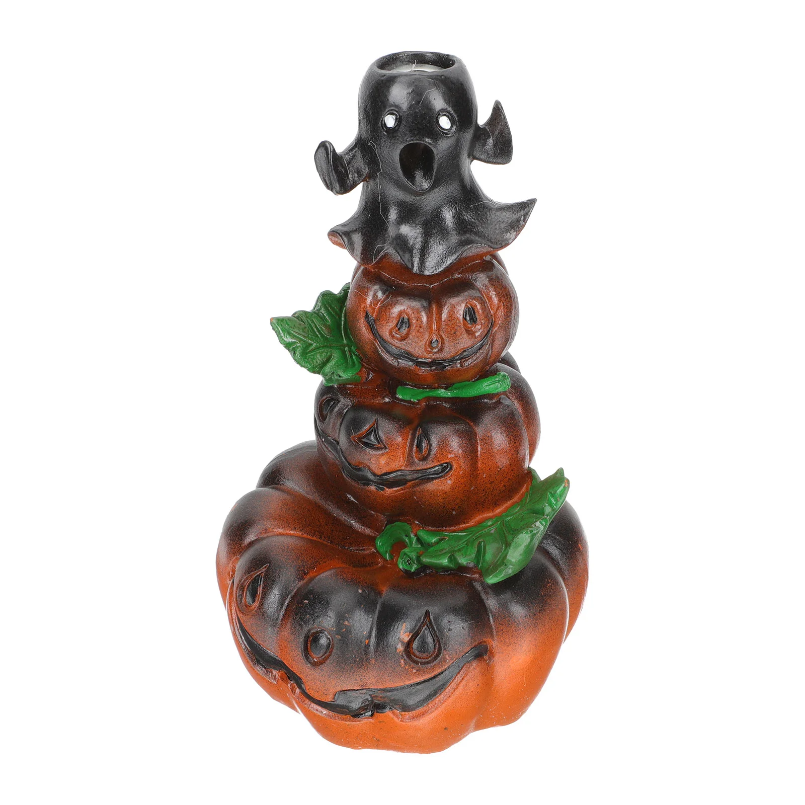 

Burnerpumpkin Holder Censer Backflow Waterfall Cone Stick Resin Desktop Decor Figurine Statue Fountaindecoration Lantern Jack