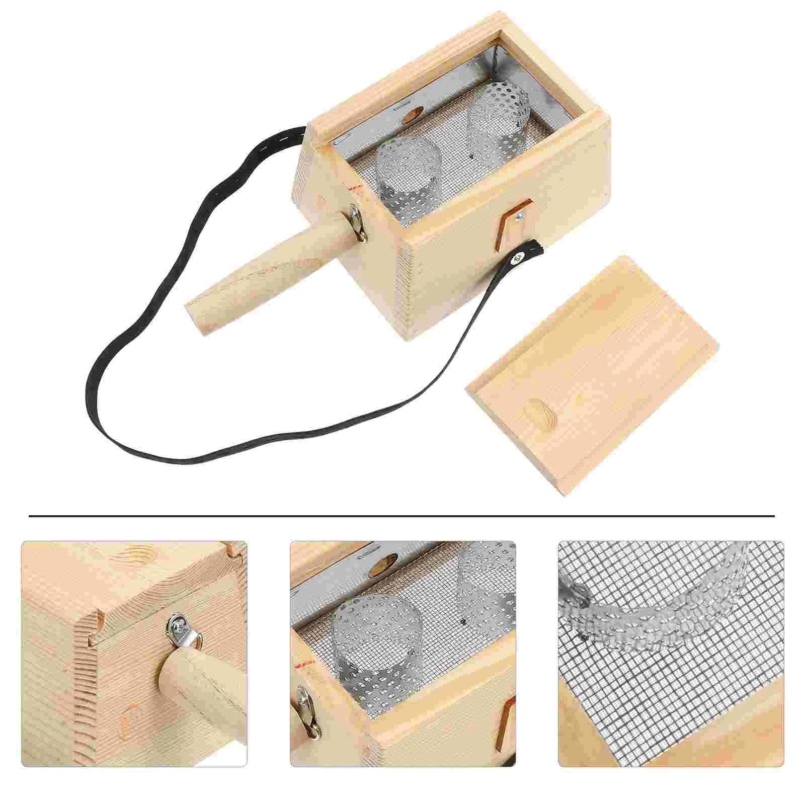 

Moxibustion коробка мокса Держатель, контейнер для зачистки, конус, инструмент для ухода за телом, ручной ролик для здоровья, Бездымная банка из п...