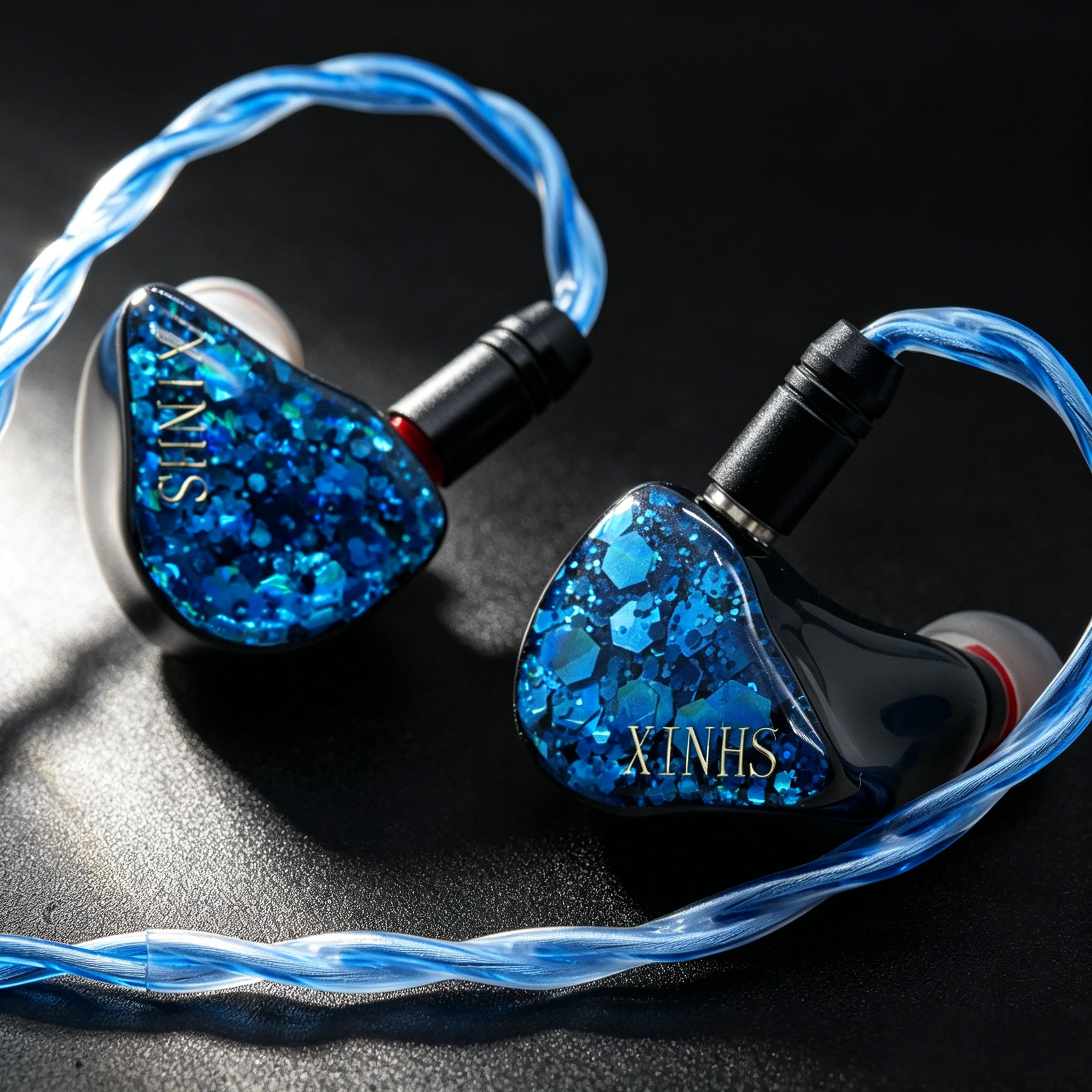 Фото XINHS Nereus Sola HiFi IEM с несколькими динамическими излучателями, графеновой LCP диафрагмой, 3.5 мм, 2-контактный, с низким уровнем искажений, подходит для игровых энтузиастов №2