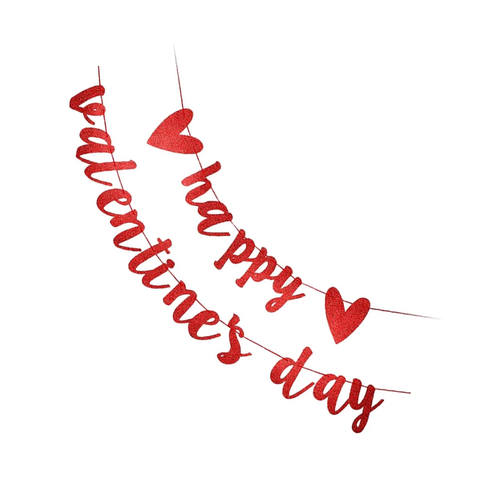 

Баннер на День святого Валентина, модный подвесной флаг, украшение для вечеринки, реквизит для фото на День святого Валентина