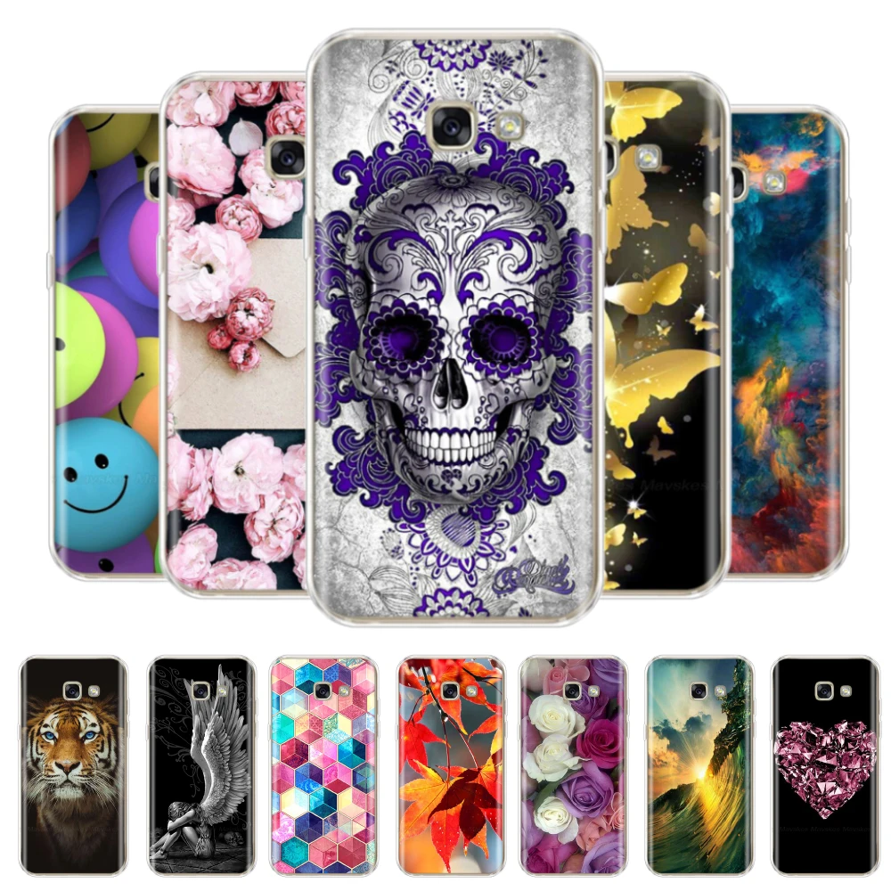 

Silicone Case for Samsung Galaxy A5 2017 Case Soft TPU Back Cover A520 A520F Phone Back Protective FOR Capa Samsung A5 2017 Case