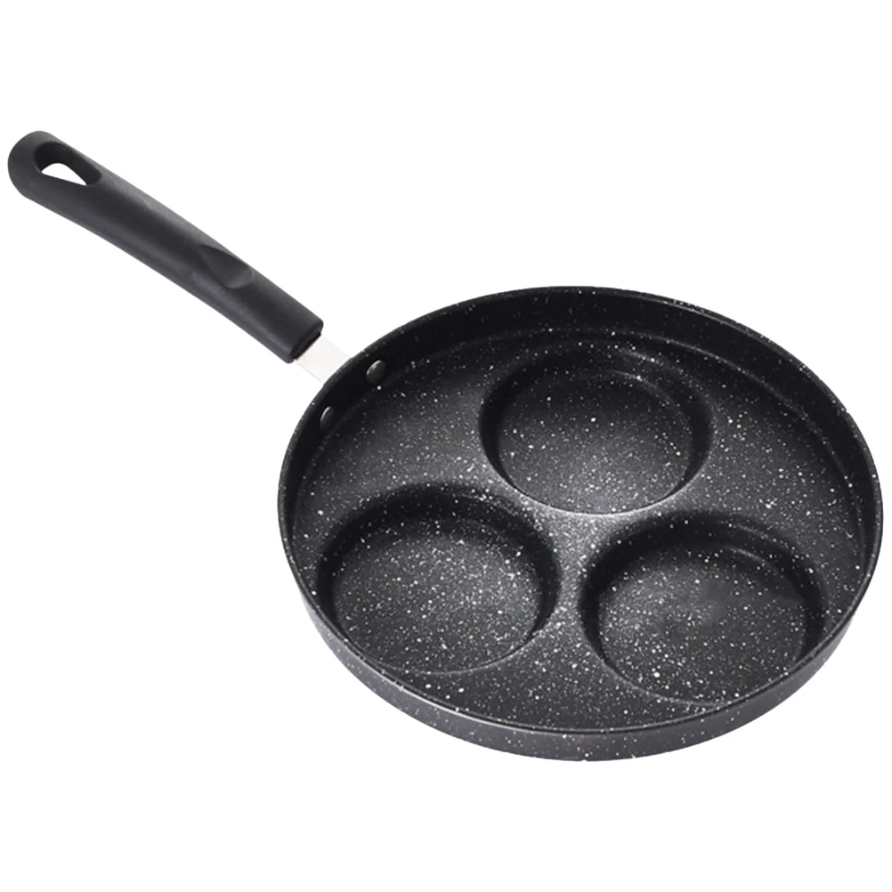 

Breakfast Egg Skillet Omelette Molds 3 Cup Pancake Egg 10 Inch Griddle Blinis Circle Stencil Poached Four Holes Cooker