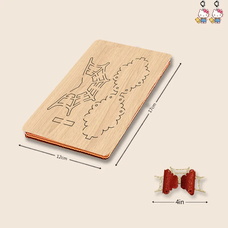 Mn111 4-дюймовые деревянные Вырубные штампы с паутиной подходят для большинства