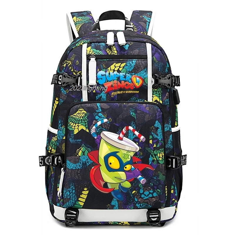 Рюкзак Super Zings с мультипликационным рисунком рюкзаки в Корейском стиле для женщин