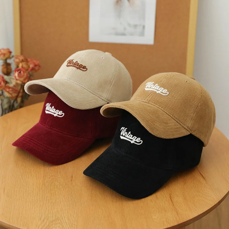 Вельветовая шапка Зимняя теплая мягкая верхняя кепка Сделайте свое лицо меньше